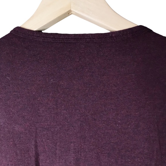 Kit and Ace Performance Henley Shirt Top Size Soft Comfort Burgundy Men's XS - Picture 8 of 12